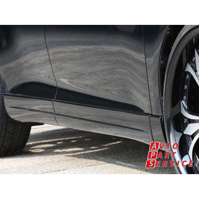 Накладки на пороги Luv-Line для Toyota Venza (2012+)